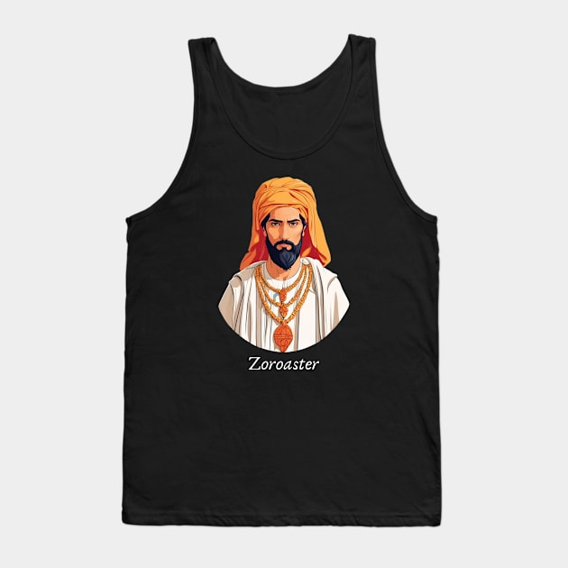 Zoroaster Zarathustra Zoroastrianism  Zoroastrian Gift Occult Religion Tank Top by Witchy Ways